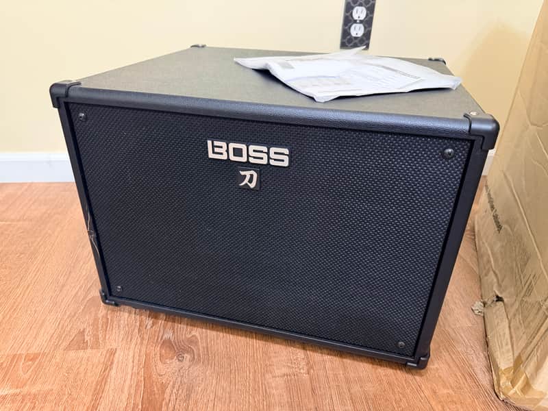 Boss Katana Cabinet 112 Bass 500-Watt 1x12" Bass Speaker Cabinet 2024 - Present - Black image 1
