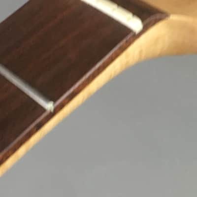 Ultra Rare Vintage Fender Lefty Stratocaster Neck 2003 Strat Rosewood Super Flame Maple 🍁 image 6