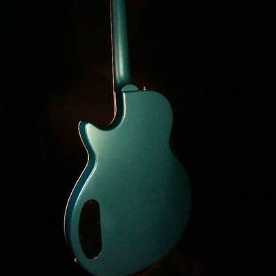 TV Jones Spectra Sonic Supreme Metallic Teal Guitar W/Hardshell Case image 6