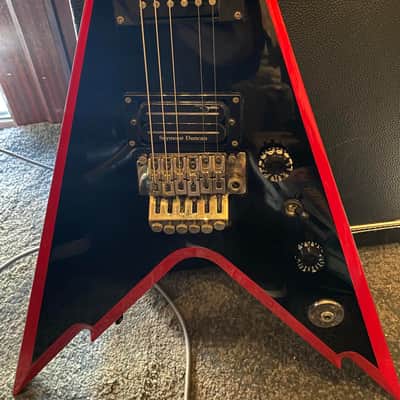 Dean Dime RazorBack V 2007 - Black / Red image 4