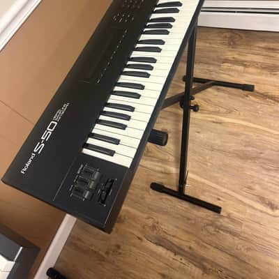 Roland S-50 61-Key Digital Sampling Keyboard 1986 - 1990 - Black