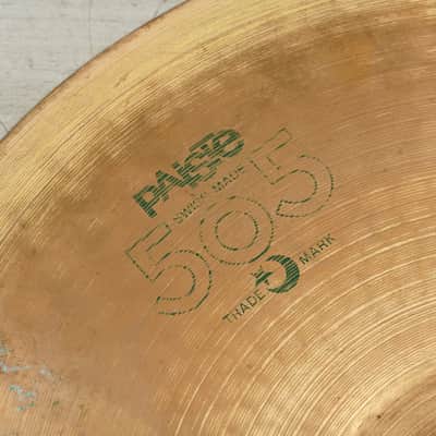 Paiste 505 Crash Cymbal - 16-inch image 11