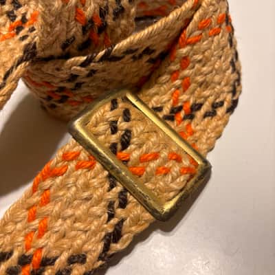 ACE style strap hemp burlap 1960's vintage image 4
