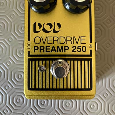 DOD Overdrive Preamp 250 Reissue 1995 - Present - Yellow image 1