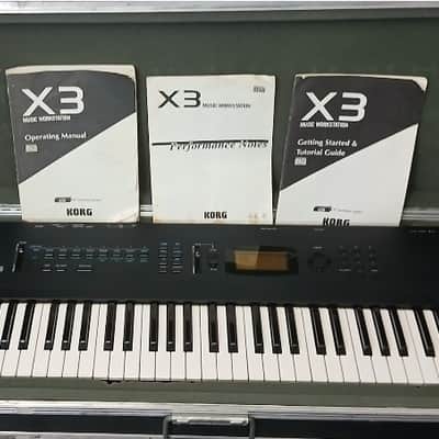 Complete Korg X3 Music Workstation Package – Hard Case + Original Manuals