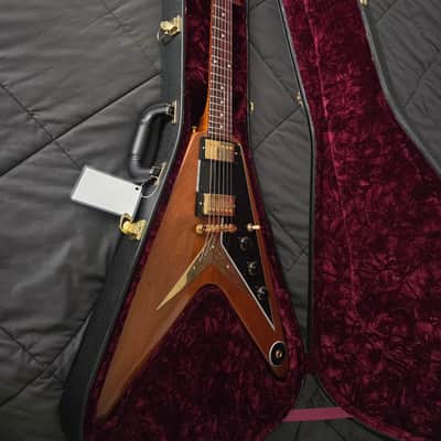 Gibson Custom Shop '58 Mahogany Flying V Reissue 2019 - 2021 - VOS Natural Walnut image 1