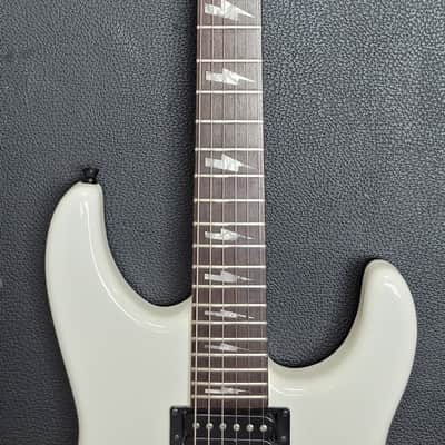Rare Fernandes FST Lightning White MIJ Japan FR Set-neck image 19