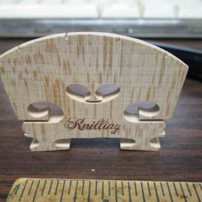 2 PACK of Knilling Violin Bridge Fitted 3/4 size 2010s Natural image 1