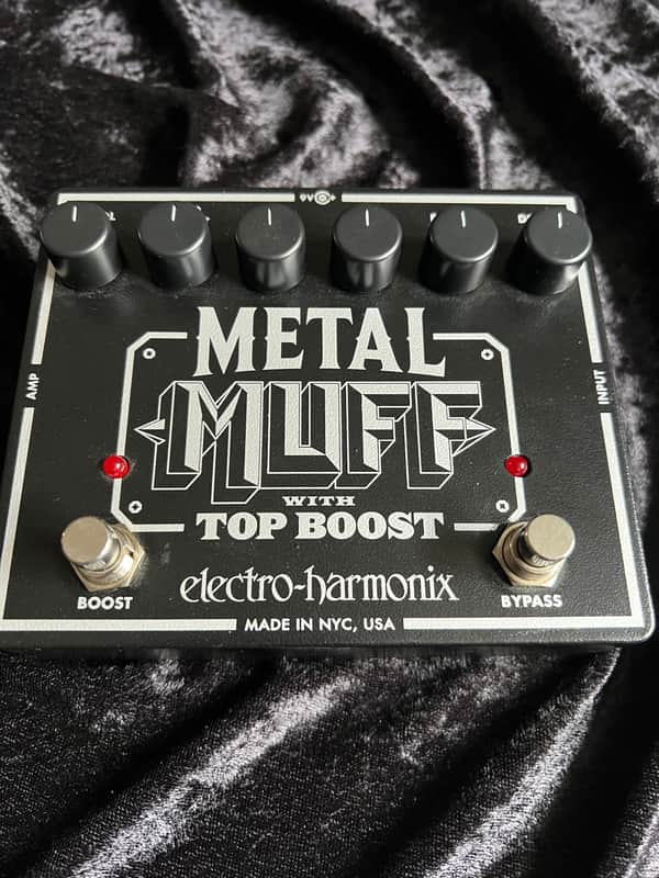 Immagine Electro-Harmonix Metal Muff Distortion with Top Boost 2006 - Present - Black - 1