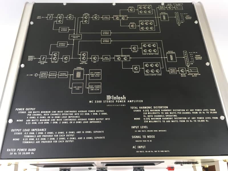 McIntosh MC2300 300-Watt Stereo Solid State Power Amplifier image 2