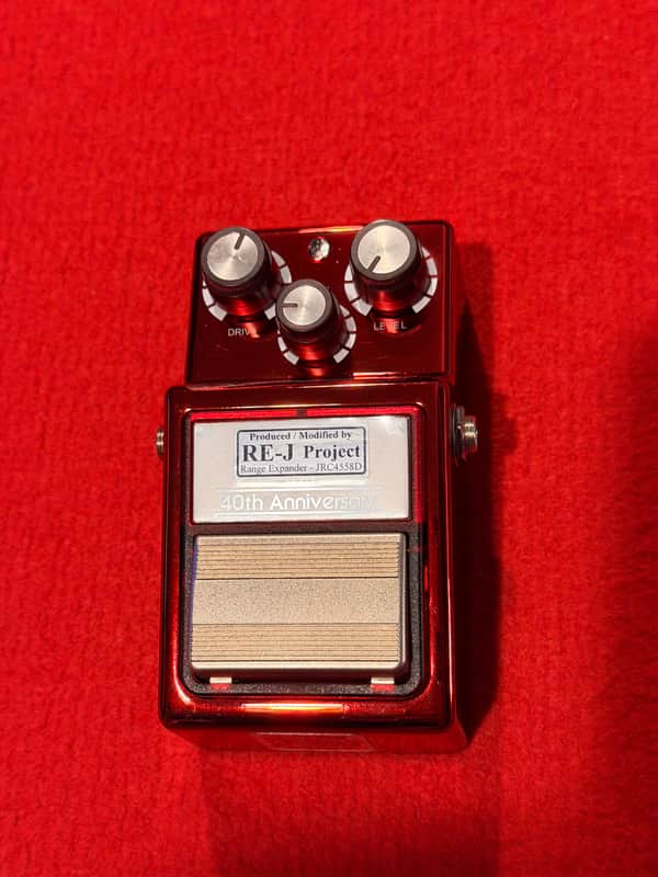 Analogman 40th Anniversary TS-9 w/Silver Mod - Red Mirror image 1