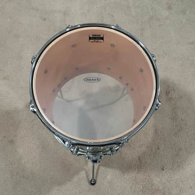 Yamaha 14x14 Maple Custom Absolute Floor Tom Drum Silver Sparkle Made In Japan image 5