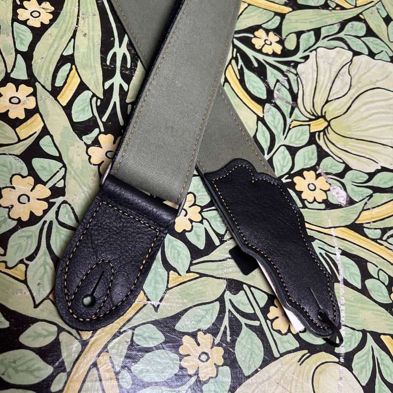 Franklin Strap Olive Distressed / Black Leather - Eastside Exclusive image 1