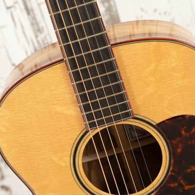 Bourgeois 2013 Luthier's Choice Small Jumbo "Face" Guitar - Bear Claw Spruce Top / Red Gum Eucalyptus Back and Sides image 16