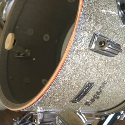 Rogers 1969 MINT Ginger Baker Silver Sparkle Drum Set image 15
