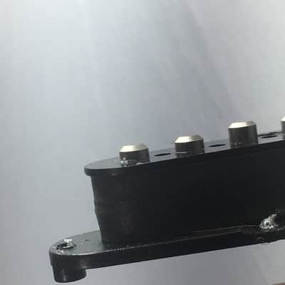 Vintage Style Strat Neck Pickup Fender Electric Guitar Staggered + Black Cover image 8