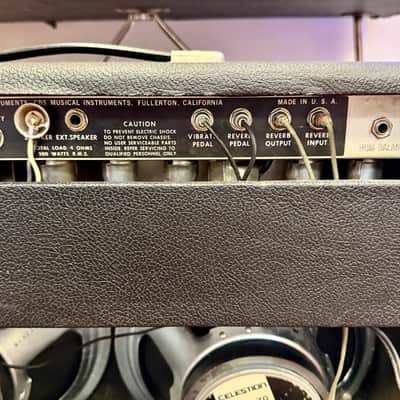 Fender 1975 Twin Reverb Silverface 2x12 Guitar Combo Serviced Nirvana Cobain image 11