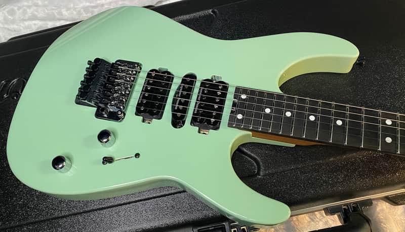 NEW ! Jackson Custom Shop Dinky HSH - Roasted Maple Neck & Ebony Fretboard - DK - Surf Green - Authorized Dealer - 8.1 lbs - G06853 image 1