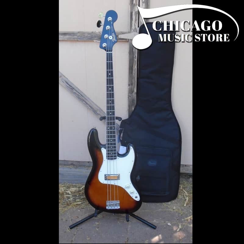 2023 Fender Gold Foil Jazz Bass - 2-Tone Sunburst - w/Bag - Jbass - 014-0711-303 image 1