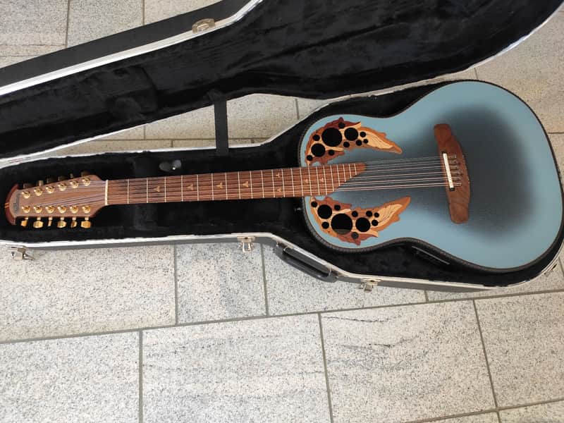 Adamas by Ovation 1685-8 12-String 1997 Blue Burst image 1