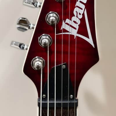 Ibanez SAS36FM In Transparent Red Sunburst image 8