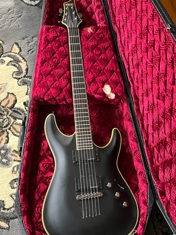 Schecter Blackjack C-1 FR 2014 - 2015 - Gloss Black image 1