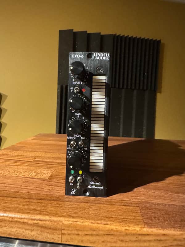 Lindell Audio EVO-6 500 Series Mic Pre EQ Module 2010s - Black image 1