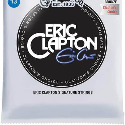 Martin MEC13 Clapton's Choice Phosphor Bronze Acoustic Guitar Strings - .013-.056 Medium image 1