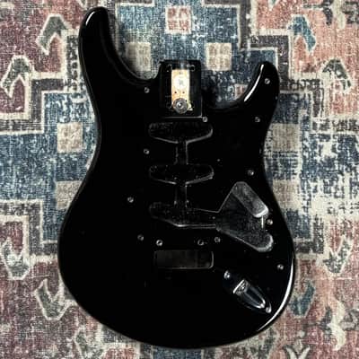 1987 Peavey Falcon Custom Vintage 1980s Made In USA Black Electric Guitar Body! image 1