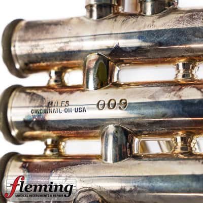 Don Miles Cincinnati Custom Bb Trumpet - Silver Plate / Heavy Tarnish image 2