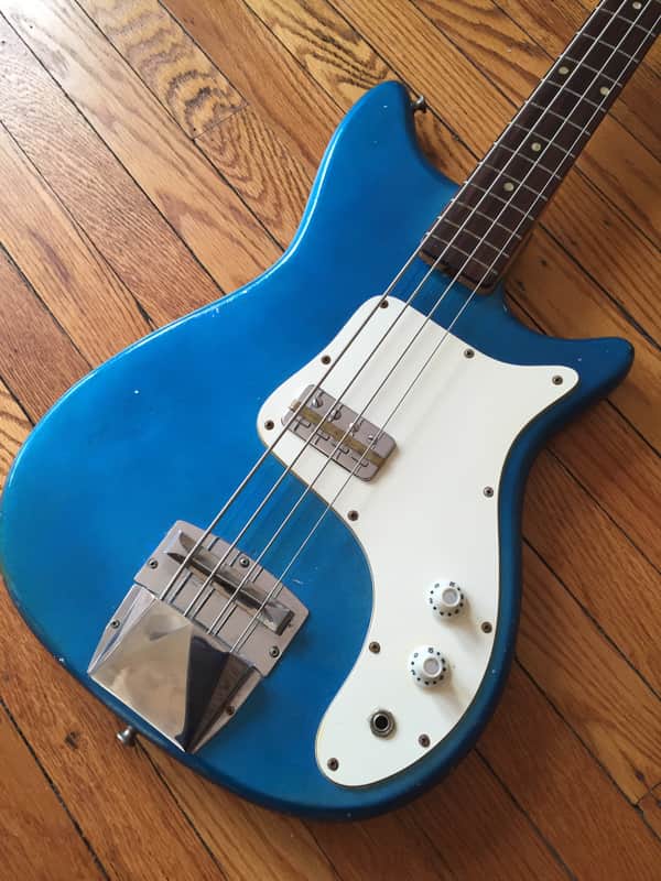1966 KAPA Continental Bass USA-Made Hofner-Powered HSC image 1