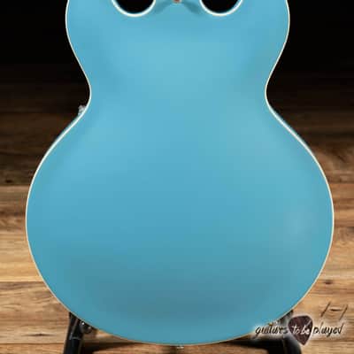 2016 Gibson Custom Shop Memphis 1964 ES-345 VOS w/ Case – Frost Blue image 8