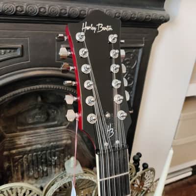 Harley Benton RB-6 12 String - Cherry Sunburst image 5