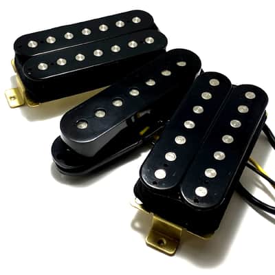 7 String Dragonfire Screamers HSH Pickup Set, Hot Performance Humbucker-Single-Humbucker, Black image 2