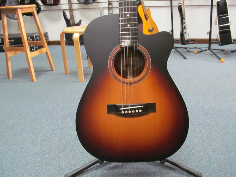 Maton SRS-808C Solid Road Series Acoustic Electric Guitar - Tobacco Sunburst image 1