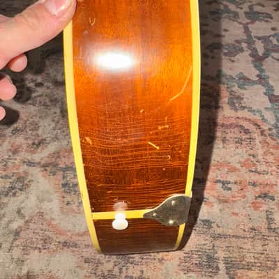 Harmony H1414 Patrician 1940 - 1954 - Striped Natural Acoustic Archtop with HSC image 4