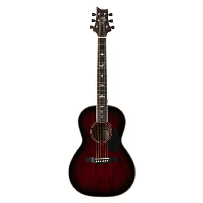 PRS SE P20 Parlor A/E Guitar w/Fishman Sonitone Pickup - Fire Red Burst image 2