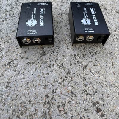 Pair of Livewire SPDI Passive Direct Boxes – DI Boxes image 2