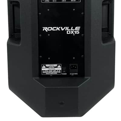 Rockville DX15 15" Class D 2000w PRO Powered Active DJ PA Speaker 500w RMS Loud image 5