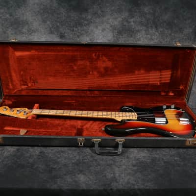 1977 Fender Precision Bass - Sunburst - OHSC image 8