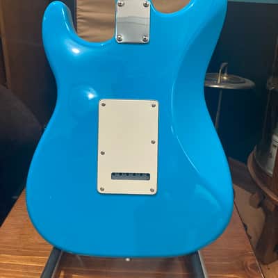 Fender Stratocaster 6.5 lbs. PC Miami Blue Roasted Maple Neck Fender 57/62 Pickups image 4