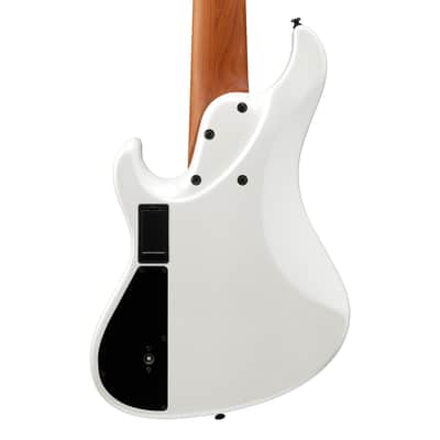 Used Ibanez MDM1006 MDM 6-String Bass Guitar w/Bag - Pearl White image 7