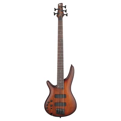 Ibanez SR505AL SR Standard 5-String LH Bass - Mahogany Brown Burst Low Gloss image 2