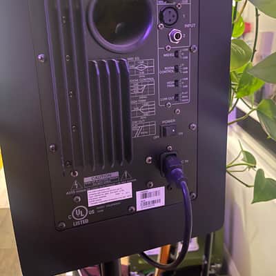 Yamaha HS80M Powered Studio Monitor (Pair) 2000s - Black + Stands (free) image 3