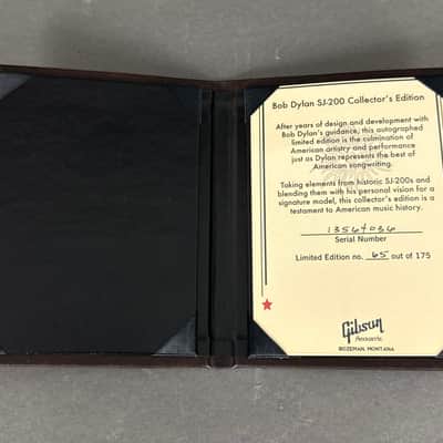 Gibson Bob Dylan Collectors Edition SJ-200 2014 - Sunburst image 12