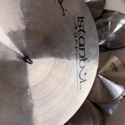 Istanbul Agop Mel Lewis 18” ride cymbal 1488 grams excellent image 2