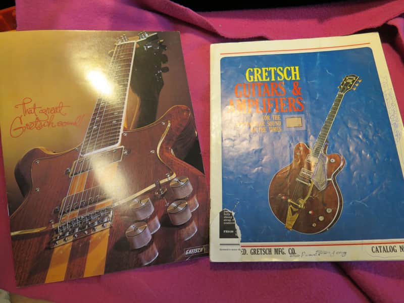 Lot of 2 vintage Gretsch catalog 1964 and 1978 amplifier nashville country gentleman white falcon viking archtop fury image 1