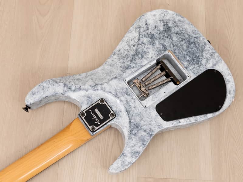 1993 Grover Jackson Dinky Axe Standard SSH Marble w/ Floyd Rose