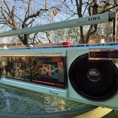 AIWA CS-W55 Rare Vintage Cassette Deck Boombox Japan Warranty image 21