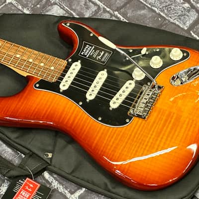 Fender Player PlusTop Stratocaster SSS PF Tobacco Sunburst W/Bag B-Stock Auth Dlr 7lbs15oz #245 image 4